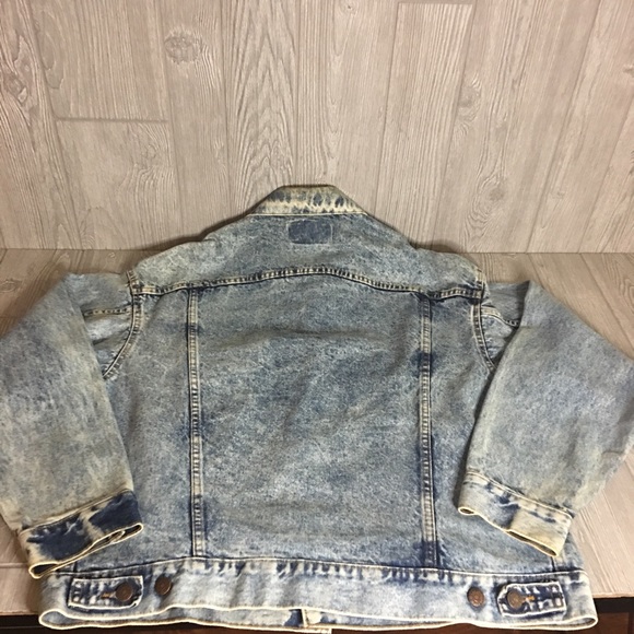 Vintage Levi’s 80s Denim Acid Wash Jacket - Picture 7 of 11